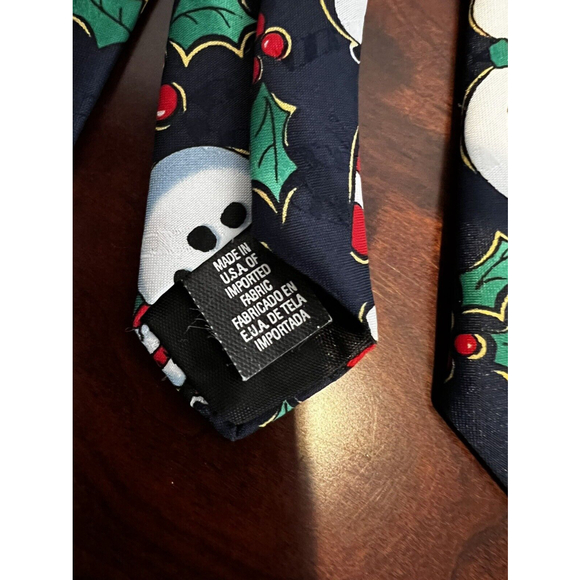 Hallmark Specialties HAPPY HOLIDAY SNOWMEN Polyester 56" Neck Tie by MMG - Picture 2 of 3